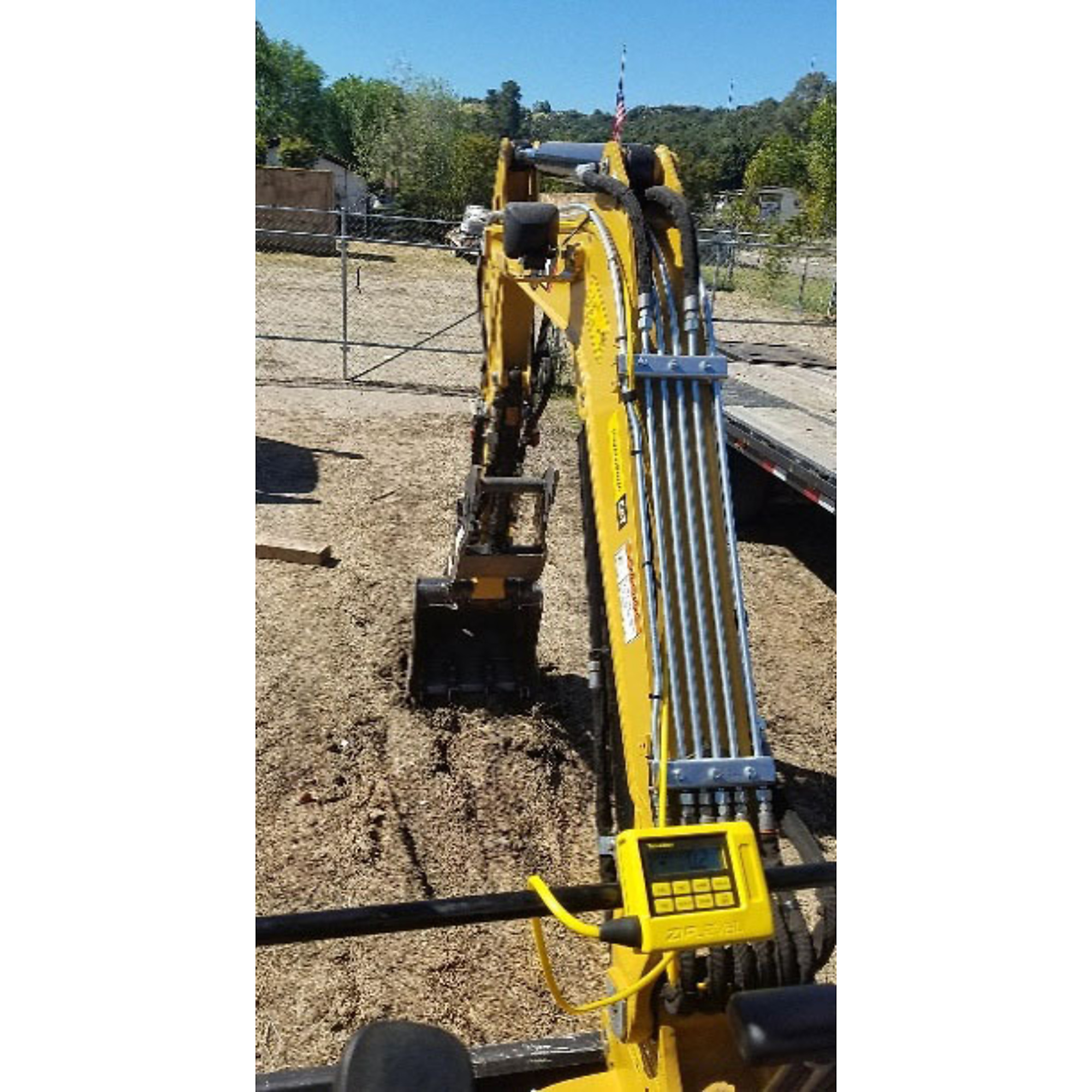 ZIPLevel EZDepth for Excavators — 30ft. Cord, 20 Built-In Functions, Backlit Display, Model# ZLP-EZD